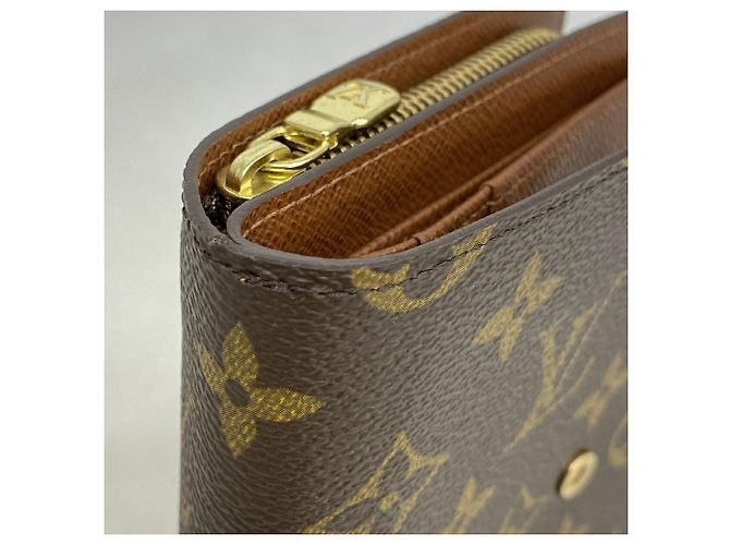 Louis Vuitton Monogram Portefeuille Papier Zip Wallet Braun - Ansicht 5