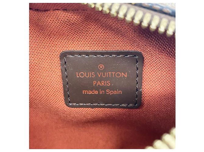 Borsa a tracolla Louis Vuitton Damier Geronimos in Ebene Damier ebene - vista 5