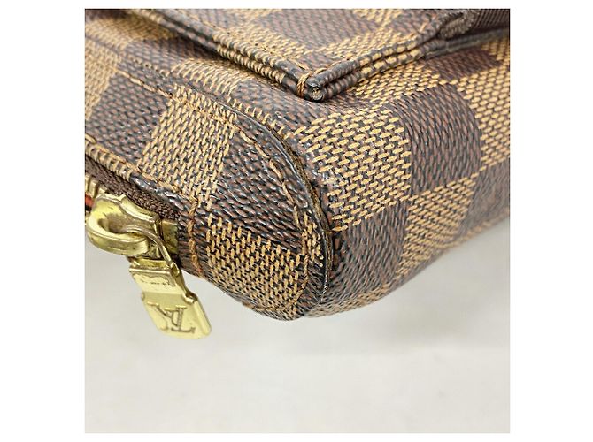 Borsa a tracolla Louis Vuitton Damier Geronimos in Ebene Damier ebene - vista 6