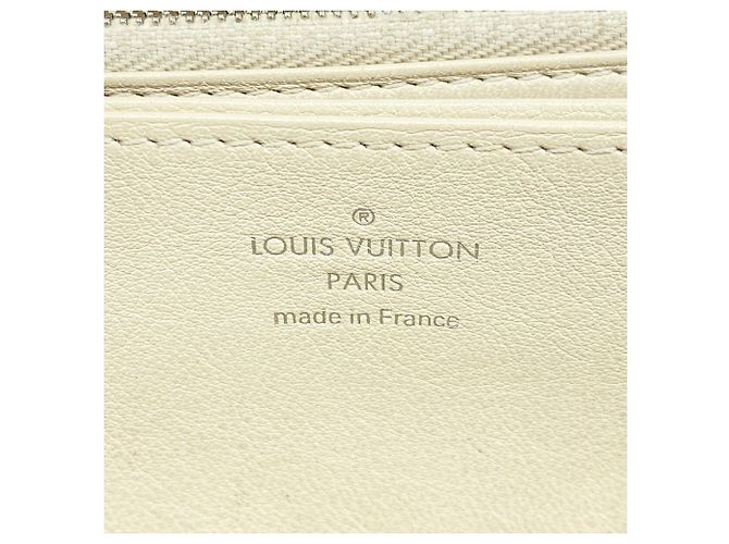 Portafoglio Zippy Louis Vuitton Mahina Bianco sporco - vista 4