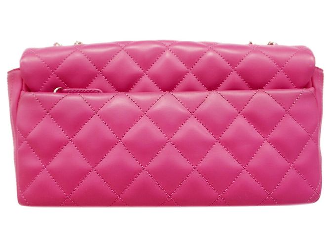 Borsa a tracolla Chanel Matelassé Rosa - vista 9