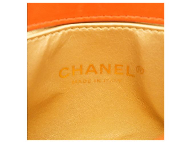 Bolsa de Ombro com Corrente Chanel Matelassé Vermelho - vista 5
