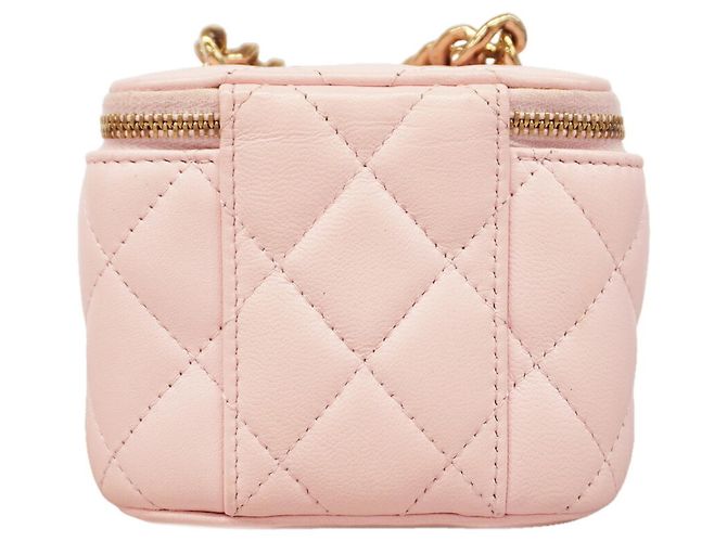 Chanel Matelassé Schultertasche mit Kette Pink - Ansicht 10