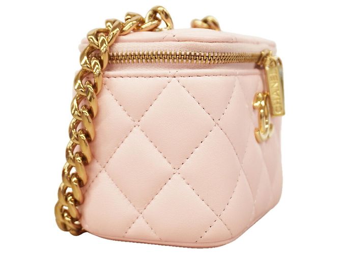 Chanel Matelassé Schultertasche mit Kette Pink - Ansicht 2