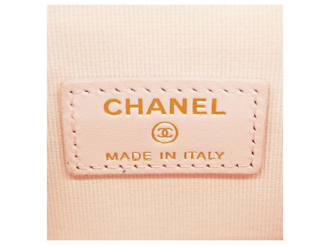 Chanel Matelassé Schultertasche mit Kette Pink - Ansicht 5