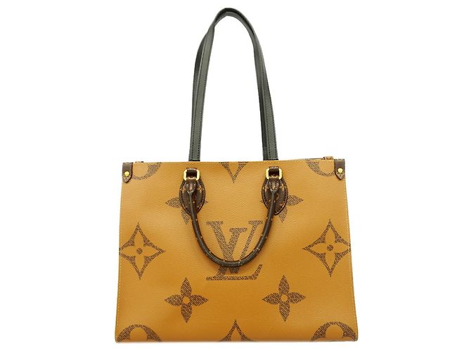Louis Vuitton Monogram Giant Reverse OnTheGo MM Tote Bag Braun - Ansicht 13