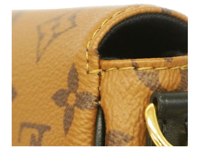 Bolsa Louis Vuitton Monogram Reverse Wallet-on-Chain Ivy Marrom - vista 6