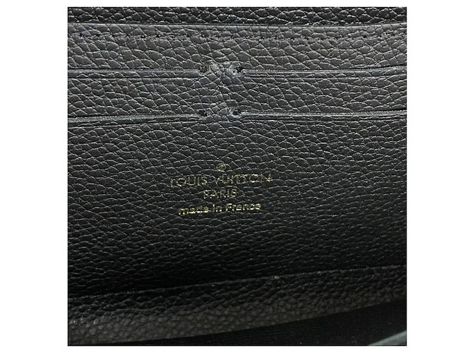 Louis Vuitton Monogram Empreinte Portefeuille Clemence Long Wallet Schwarz - Ansicht 4