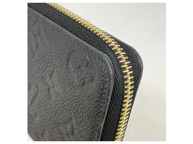 Louis Vuitton Monogram Empreinte Portefeuille Clemence Long Wallet Schwarz - Ansicht 5