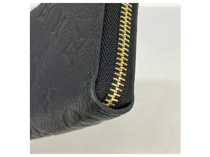 Louis Vuitton Monogram Empreinte Portefeuille Clemence Long Wallet Schwarz - Ansicht 6