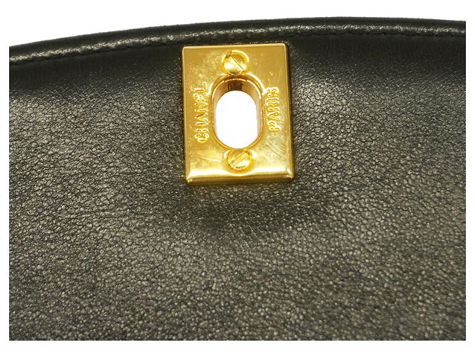 Borsa a tracolla Chanel Diana Chain Nero - vista 12