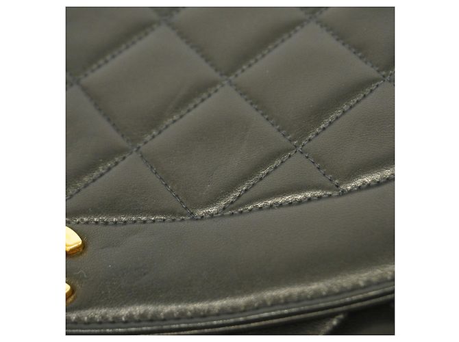 Borsa a tracolla Chanel Diana Chain Nero - vista 9