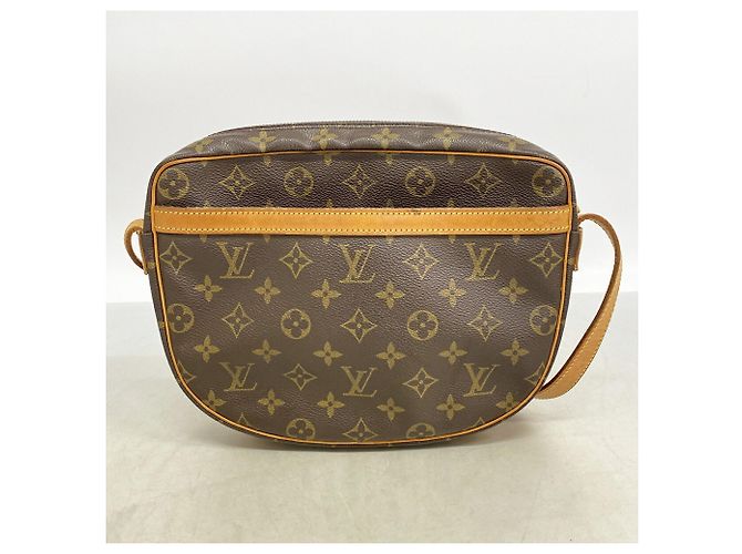 Borsa a tracolla Louis Vuitton Monogram Jeune Fille GM Marrone - vista 12