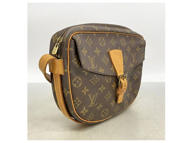 Borsa a tracolla Louis Vuitton Monogram Jeune Fille GM Marrone - vista 2