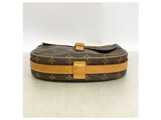 Borsa a tracolla Louis Vuitton Monogram Jeune Fille GM Marrone - vista 3