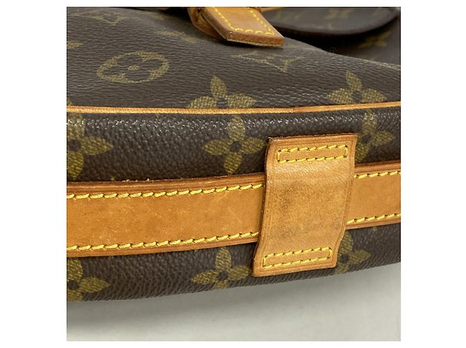 Borsa a tracolla Louis Vuitton Monogram Jeune Fille GM Marrone - vista 6