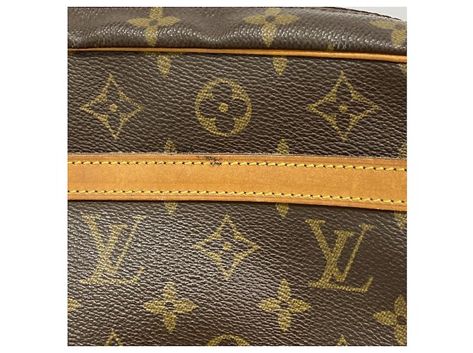 Borsa a tracolla Louis Vuitton Monogram Jeune Fille GM Marrone - vista 7