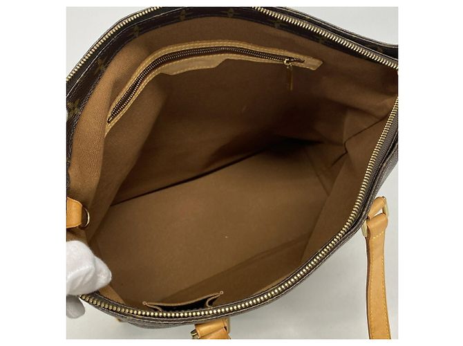 Saco Cabas Mezzo Monogram Louis Vuitton Marrom - vista 4