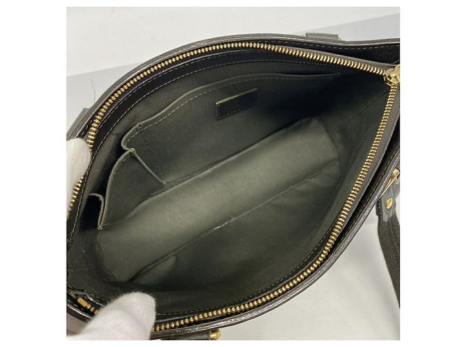 Sac à main Louis Vuitton Monogram Mini Lucille PM Kaki - vue 4