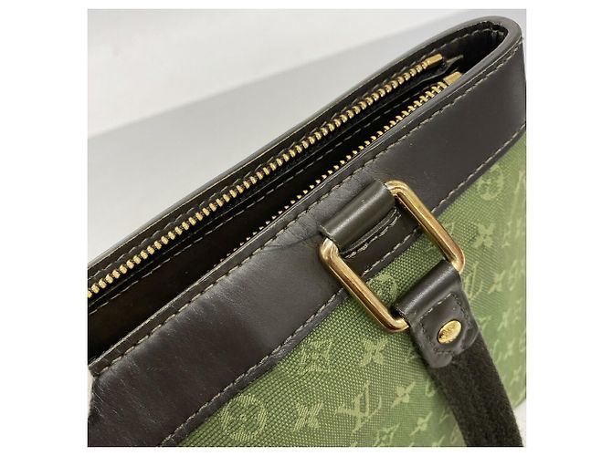 Sac à main Louis Vuitton Monogram Mini Lucille PM Kaki - vue 6