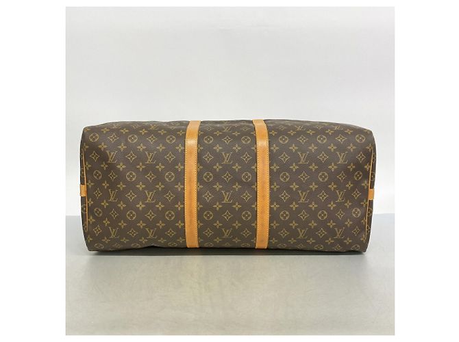 Louis Vuitton Brown Boston Monogram Keepall Bandoulière 60 Braun - Ansicht 3