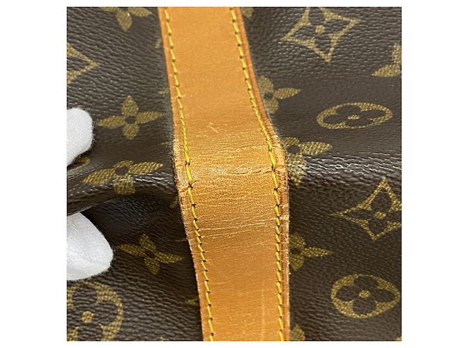 Louis Vuitton Brown Boston Monogram Keepall Bandoulière 60 Braun - Ansicht 6
