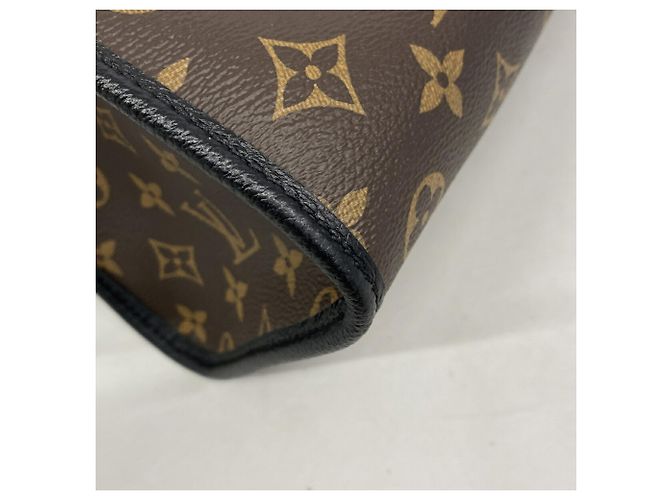 Borsa Tote Louis Vuitton Monogram Popincourt MM Marrone Nero - vista 6