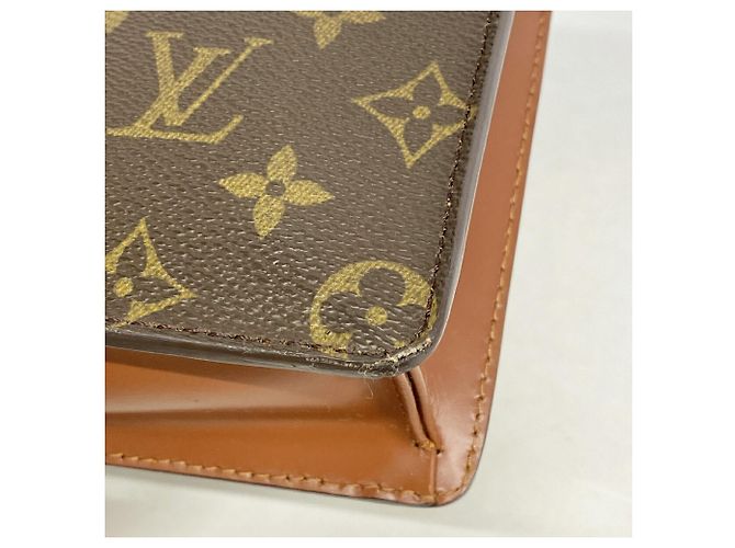 Louis Vuitton Monogram Pochette Homme Clutch Bag Marrone - vista 6