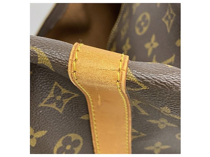 Louis Vuitton Boston Monogram Keepall 55 Castaño - vista 6