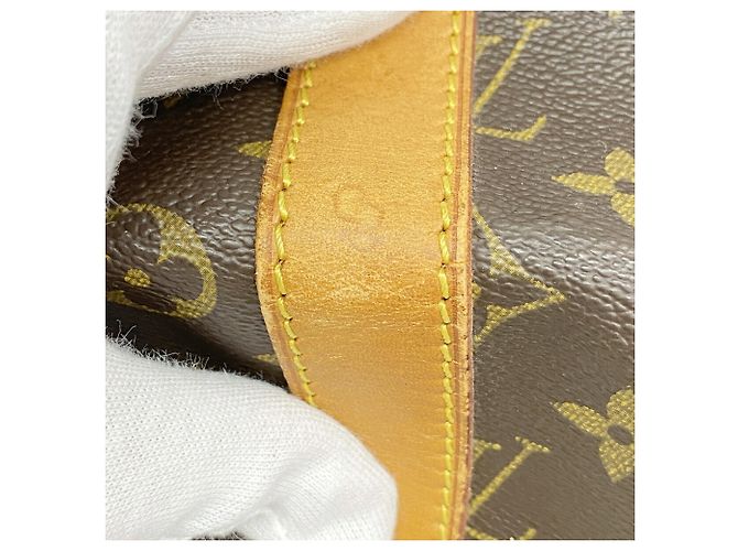 Louis Vuitton Boston Monogram Keepall 55 Castaño - vista 9