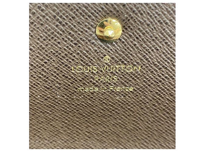 Louis Vuitton Damier Portefeuille Normandie Long Wallet Nero Damier ebene - vista 4