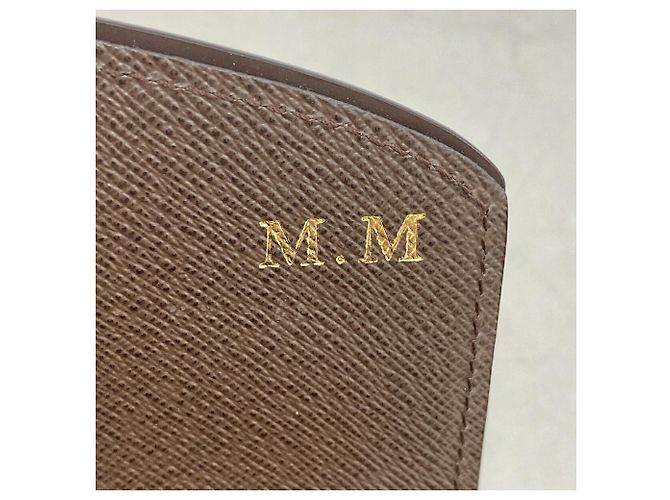 Louis Vuitton Damier Portefeuille Normandie Long Wallet Nero Damier ebene - vista 5