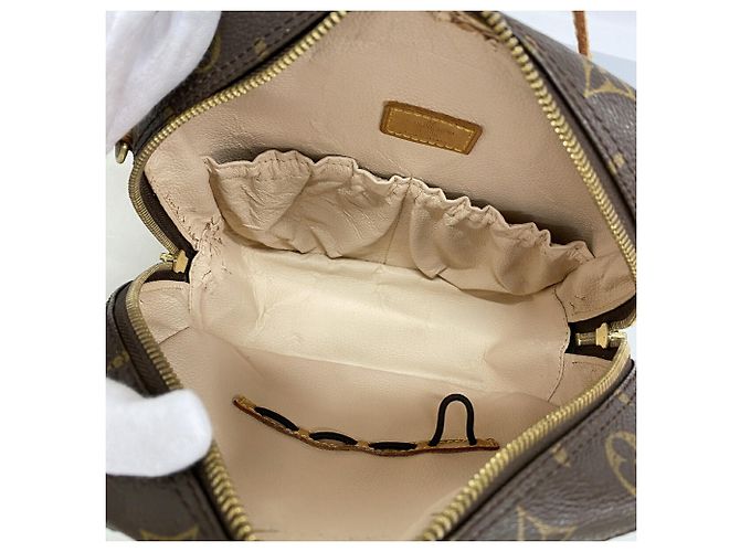 Borsa Louis Vuitton Monogram Spontini M47500 Marrone - vista 4