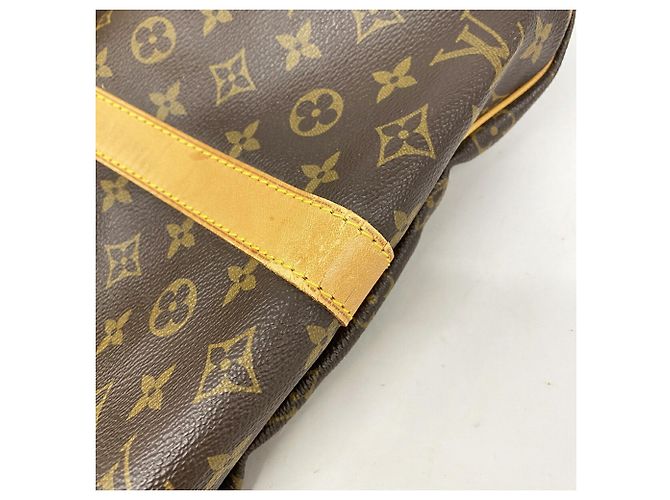 Borsa Boston Louis Vuitton - Keepall Bandoulière 55 Marrone - vista 13