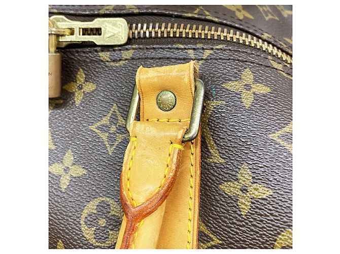 Borsa Boston Louis Vuitton - Keepall Bandoulière 55 Marrone - vista 14
