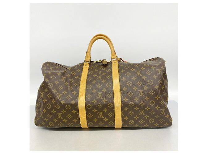 Borsa Boston Louis Vuitton - Keepall Bandoulière 55 Marrone - vista 15
