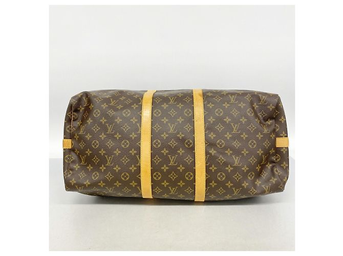 Borsa Boston Louis Vuitton - Keepall Bandoulière 55 Marrone - vista 3