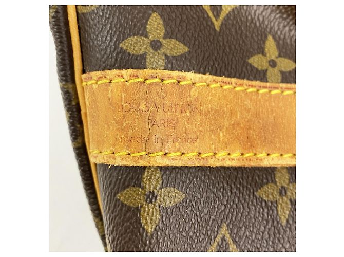 Borsa Boston Louis Vuitton - Keepall Bandoulière 55 Marrone - vista 5