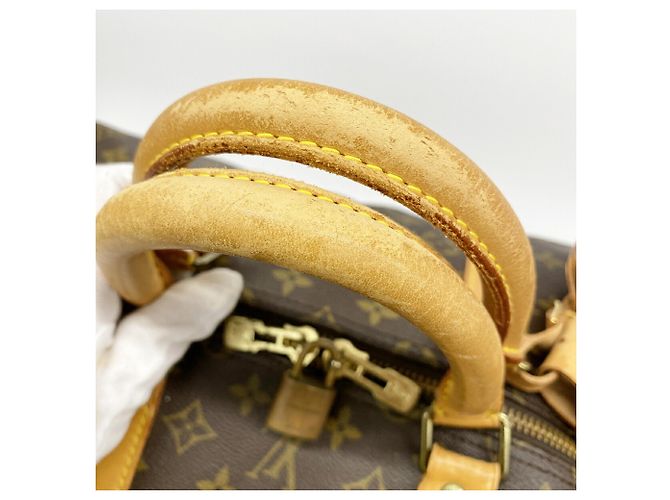 Borsa Boston Louis Vuitton - Keepall Bandoulière 55 Marrone - vista 7