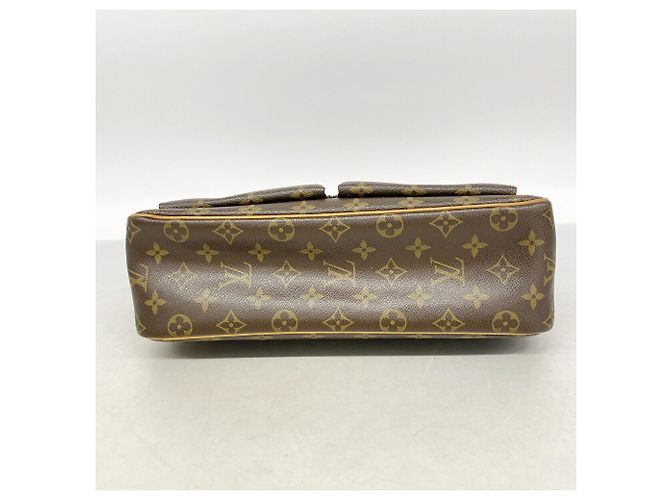 Borsa a tracolla Louis Vuitton Monogram Vivacite GM Marrone - vista 3