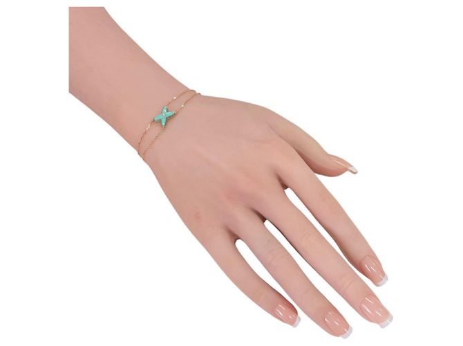 Bracciale Chaumet Jeux de Liens con charm D'oro - vista 2