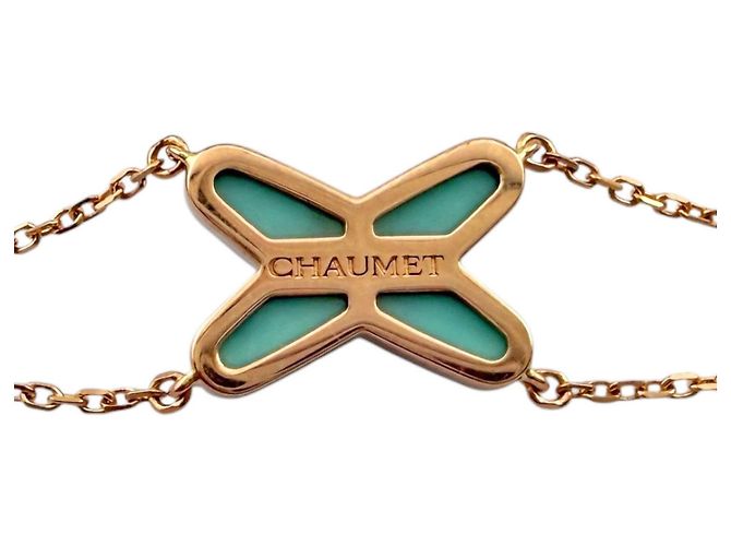 Bracciale Chaumet Jeux de Liens con charm D'oro - vista 5
