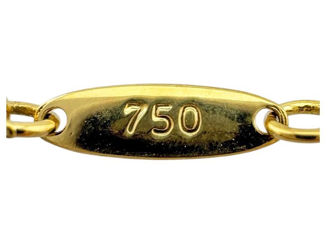 Autre Marque Tiffany & Co. Infinity Kreuz Halskette Golden - Ansicht 6