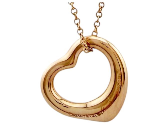 Autre Marque Collana Open Heart di Tiffany & Co. in oro rosa 18K D'oro - vista 3