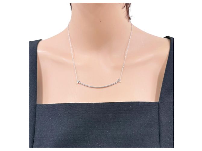 Autre Marque Tiffany & Co. T Smile Halskette Golden - Ansicht 2