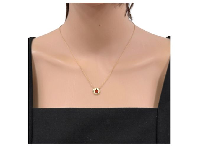 Autre Marque Collar Tiffany & Co. T Two Circle Dorado - vista 2