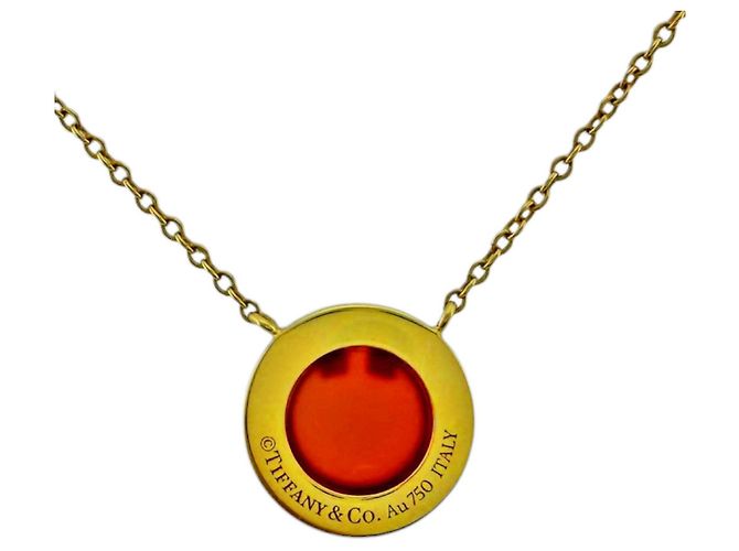 Autre Marque Collar Tiffany & Co. T Two Circle Dorado - vista 3