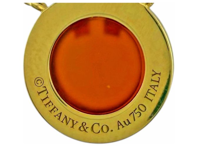 Autre Marque Collar Tiffany & Co. T Two Circle Dorado - vista 5