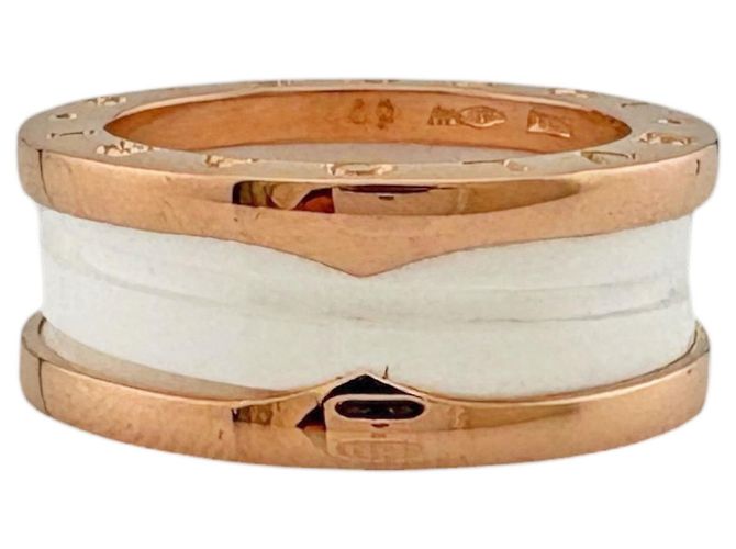 Bulgari Bvlgari B-zero.1 Ring aus weißer Keramik Pink - Ansicht 3