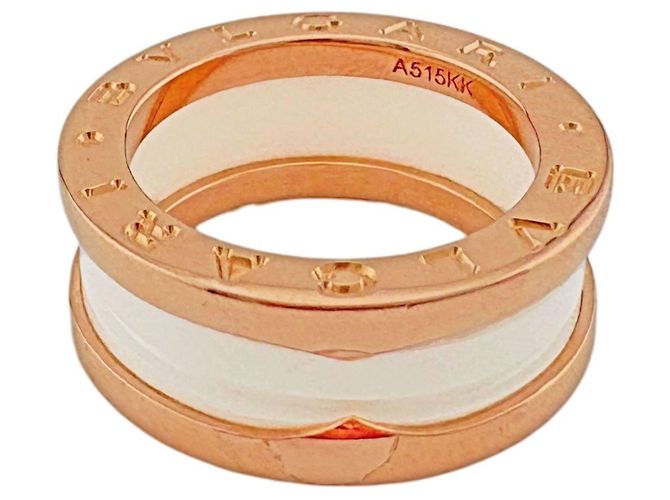 Bulgari Bvlgari B-zero.1 Ring aus weißer Keramik Pink - Ansicht 5